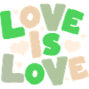 Love Is Love Heart Design
