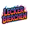 Lecker Bierchen - T-shirt drôle d’alcool