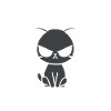 Chat grognon Pas du matin