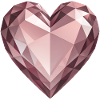 PINK DIAMOND HEART - peace & love