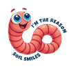Cheerful Earthworm