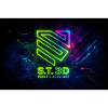 S.T.3D Neon Laser Art