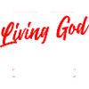 Lebender Gott Typografie Tee