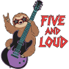 Five And Loud Sloth Rocker