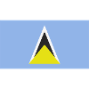 Saint Lucia Caribbean flag