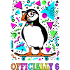 Officially 6 Skater Puffins