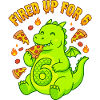 Motivé pour 6 Dragon Pizza