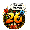 26 As always – darts and dice