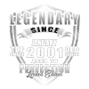 Legendary Since January 2001 Shield