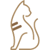Abstract Cat Motif – Timeless Line Art