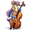 Violoncelle licorne