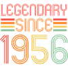 Legendary since 1956, Retro, Birthday