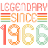 Legendary since 1966, Retro, Birthday