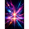 Neon Rays Explosion