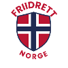 Flaggenschild mit der norwegischen Flagge