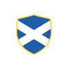 Glasgow-Schild-Saltire-Design