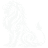 Tribal Lion Silhouette