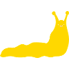 Schnecke Banane