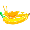 Banane Schnecke