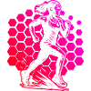 Modernes Running Artwork