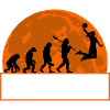 Evolution of Basketball Player Dunking Retro