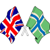 Gloucestershire & Great Britain Flag