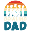Bowling Dad Retro Design