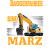 Marche d’anniversaire du conducteur d’excavatrice