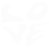 Love Statement Typografie Illustration