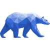 Polar Bär Polygon Eisbär Winter