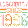 Legendary since 1996, Retro, Birthday