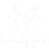 Family First - Cute Stick Figure White