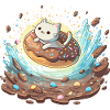 Kawaii Cats Donut