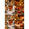 Winterlicher Fellfreund im Lichterglanz
