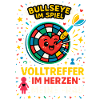 darts liebe frau, bullseye geschenk