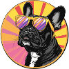 Bulldog Sunglasses Circle