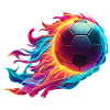 Fiery Football - Soccer Ball Fire