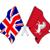 Kent Flag + Great Britain Flag