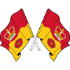 Drapeaux croisés du Hampshire