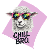 Chill Bro Sheep with Sunglasses