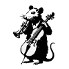 Musikmaus mit Cello und Klarinette
