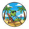 Coole Turtle Beach Vacation Sommer-Vibes
