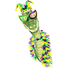 Crocodile Mardi Gras Mask Magic