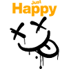 Just happy, happy, crazy grinning!
