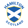 Scottish shield with Saltire Hamilton