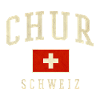 Chur Switzerland Vintage Flag Print
