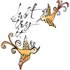 Goldene Vogelornamente 
