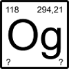 Oganesson og Element Graphic Periodic Table
