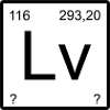 Livermorium Lv Element Square Design