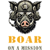 Wild boar on a mission